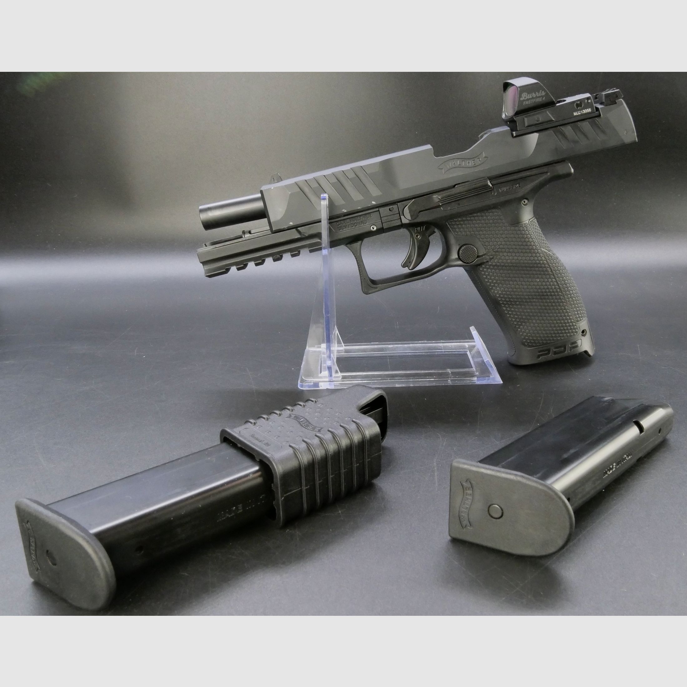 Gebrauchtwaffe WALTHER PDP FS 5.0´" 18R 9x19 OR INT Pistole 9mm Luger OHNE Burris Fast Fire IV