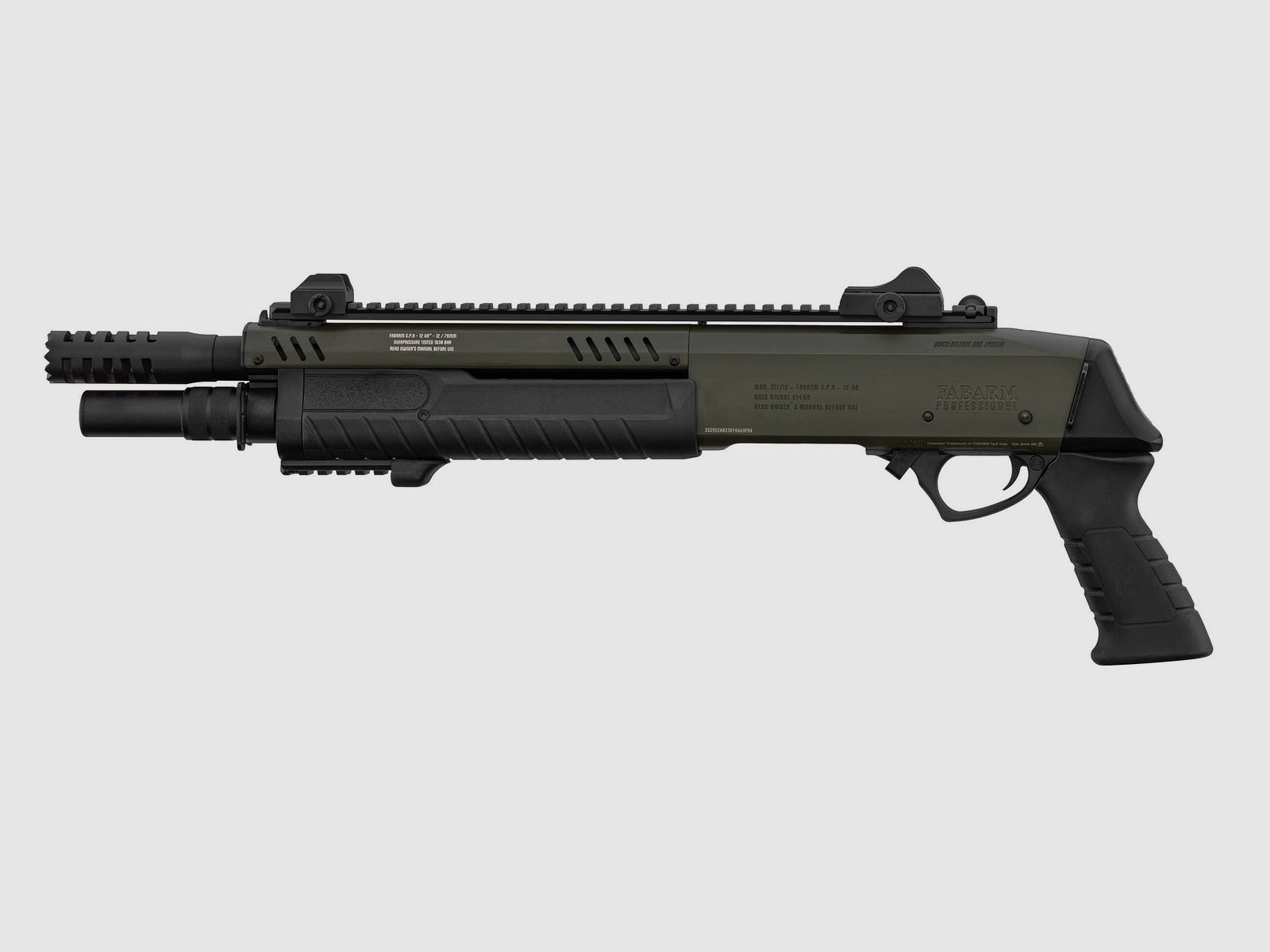 FABARM STF12 Short OD Green 6mm - Airsoft Gas Non BlowBack