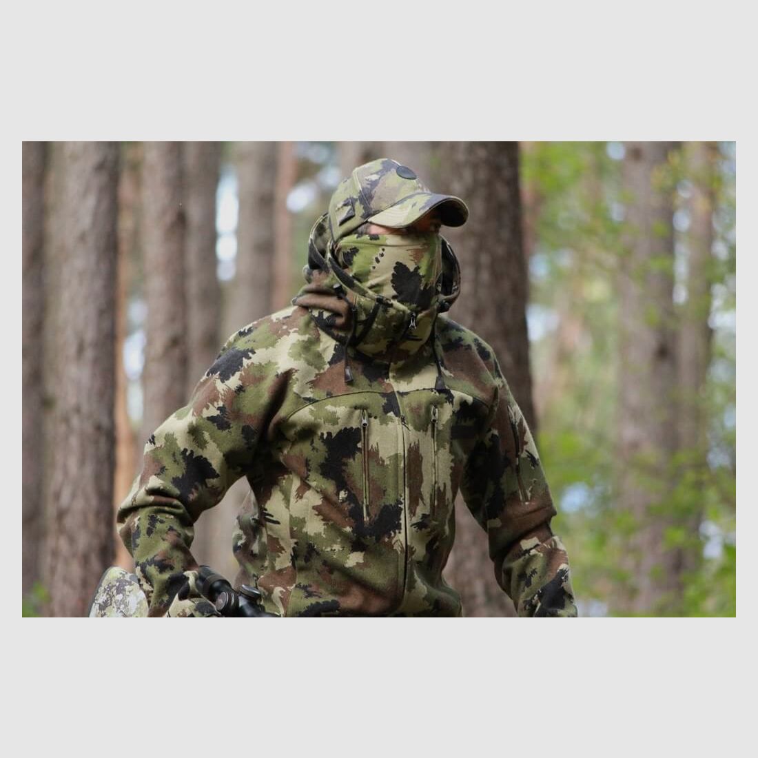 Kernige Camo Lodenjacke Hedlund Grenland Pro Silent Forest / TOP QUALITÄT UND PREISLEISTUNG