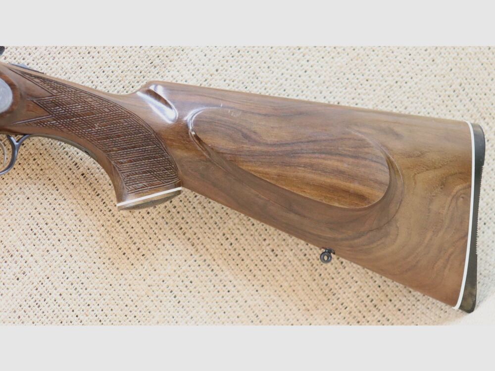 Escopeta de doble cañón ZBROJOVKA BRNO, Mod. 5725 7x65R;12/70 incluyendo cañón intercambiable para escopeta