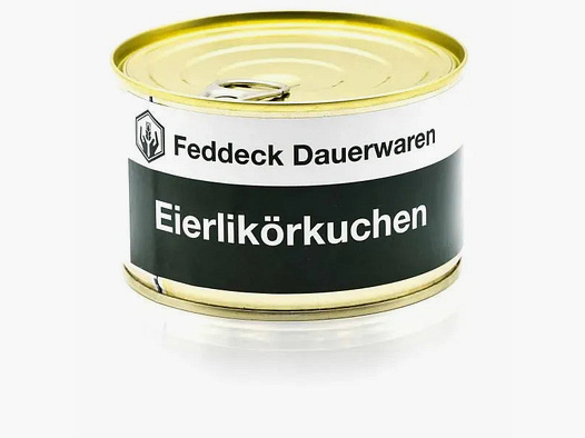 Feddeck Dauerwaren Eierlikörkuchen Dose 155g