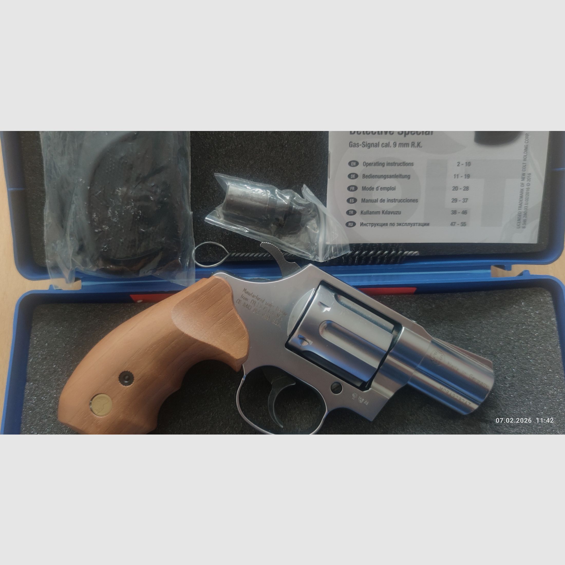 Colt Detective Special STAINLESS EDITION 9 mm RK