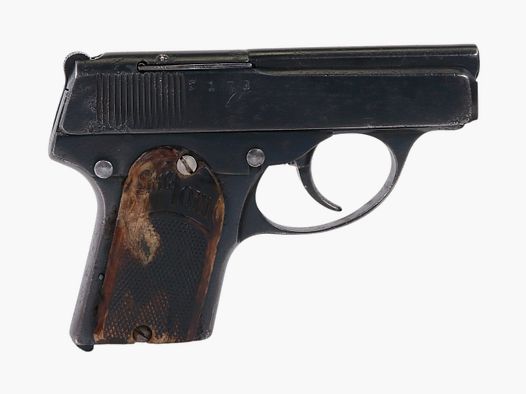 Pocket pistol Wiener Waffen Factory “Little Tom” 6.35Br, caliber 6.35mm Browning || Pistol