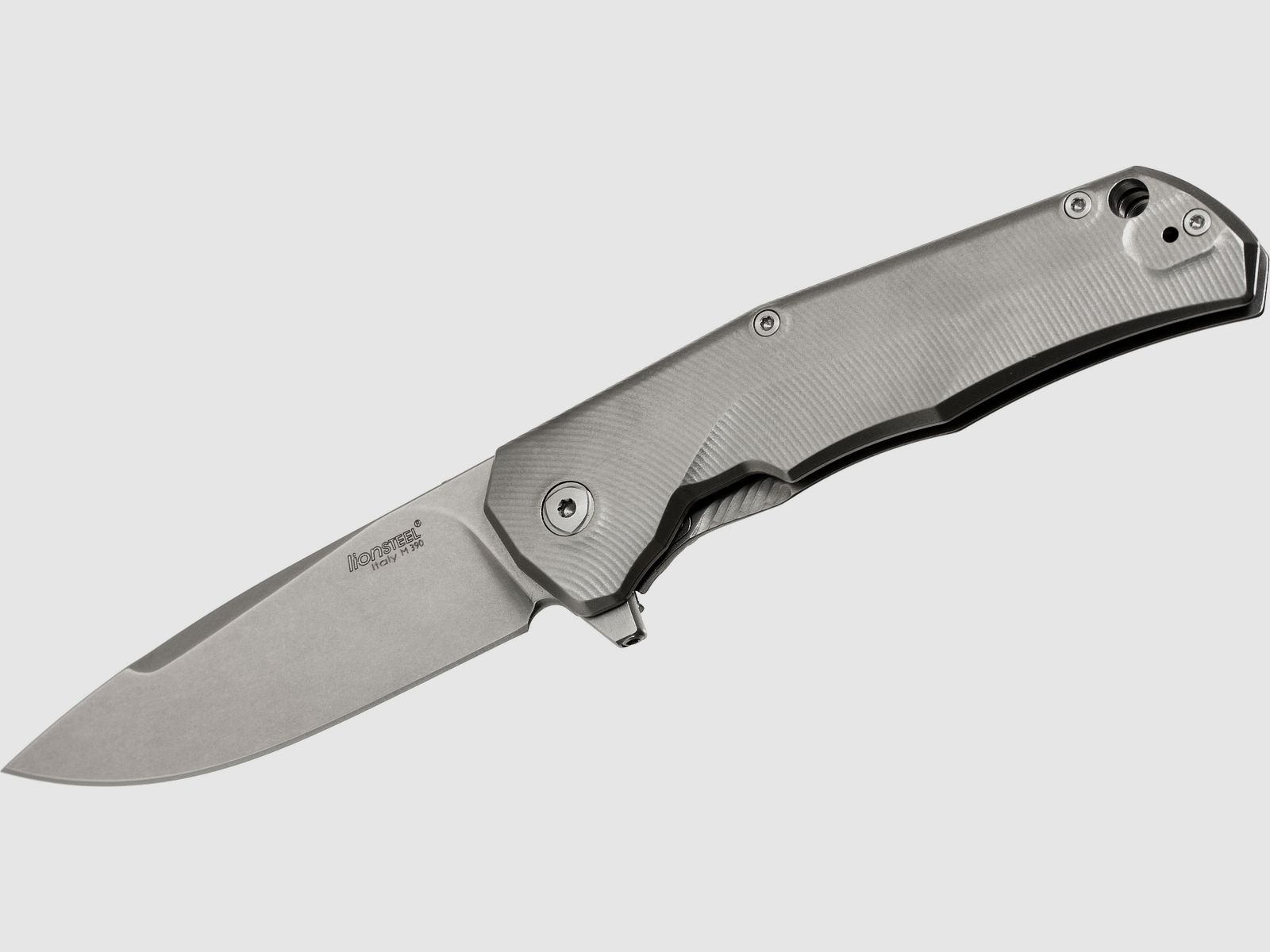 Three Rapid Exchange, Klinge aus M390, Griffe aus mattiertem Titan | 97229