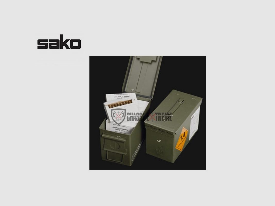 400 Cartucce SAKO cal 308 Win 220 Gr OTM - Subsonico, immagine 2 di 2