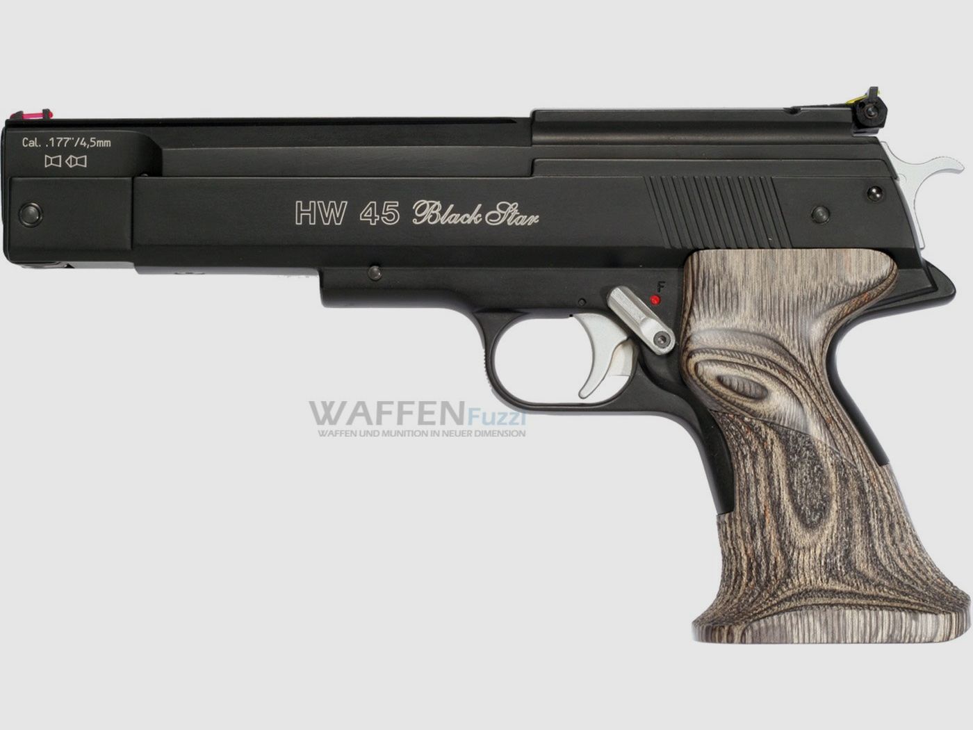 HW 45 Blackstar pistolet à air Weihrauch calibre 4,5mm diabolo