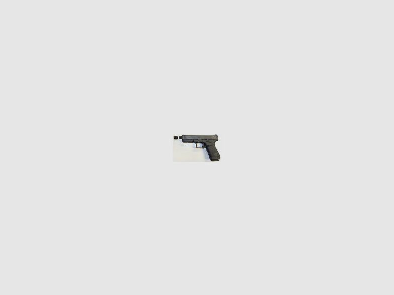 Glock 17 Gen 4 mit Gewindelauf M13,5 links