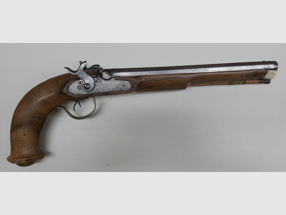 F.C. Nabholt in Regensburg double-barreled percussion pistol