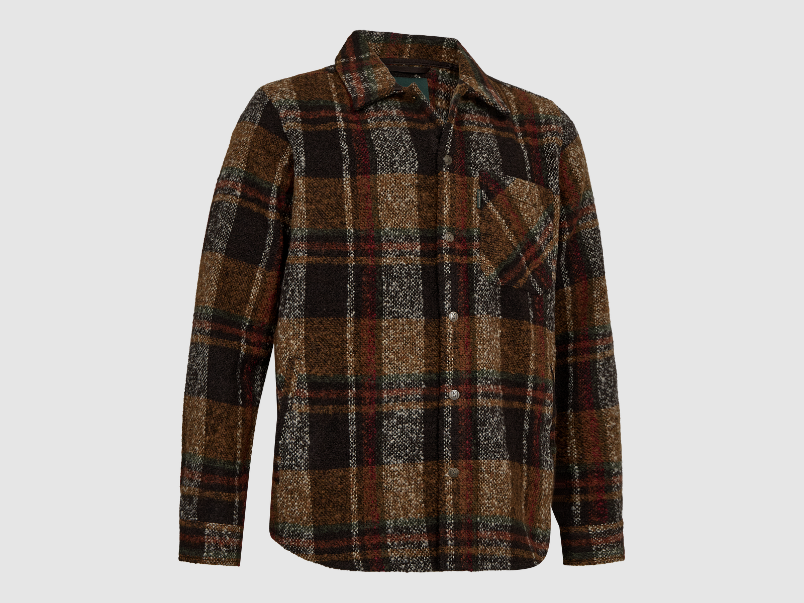 Wilder Overshirt - Brown Check – Größe: 3XL