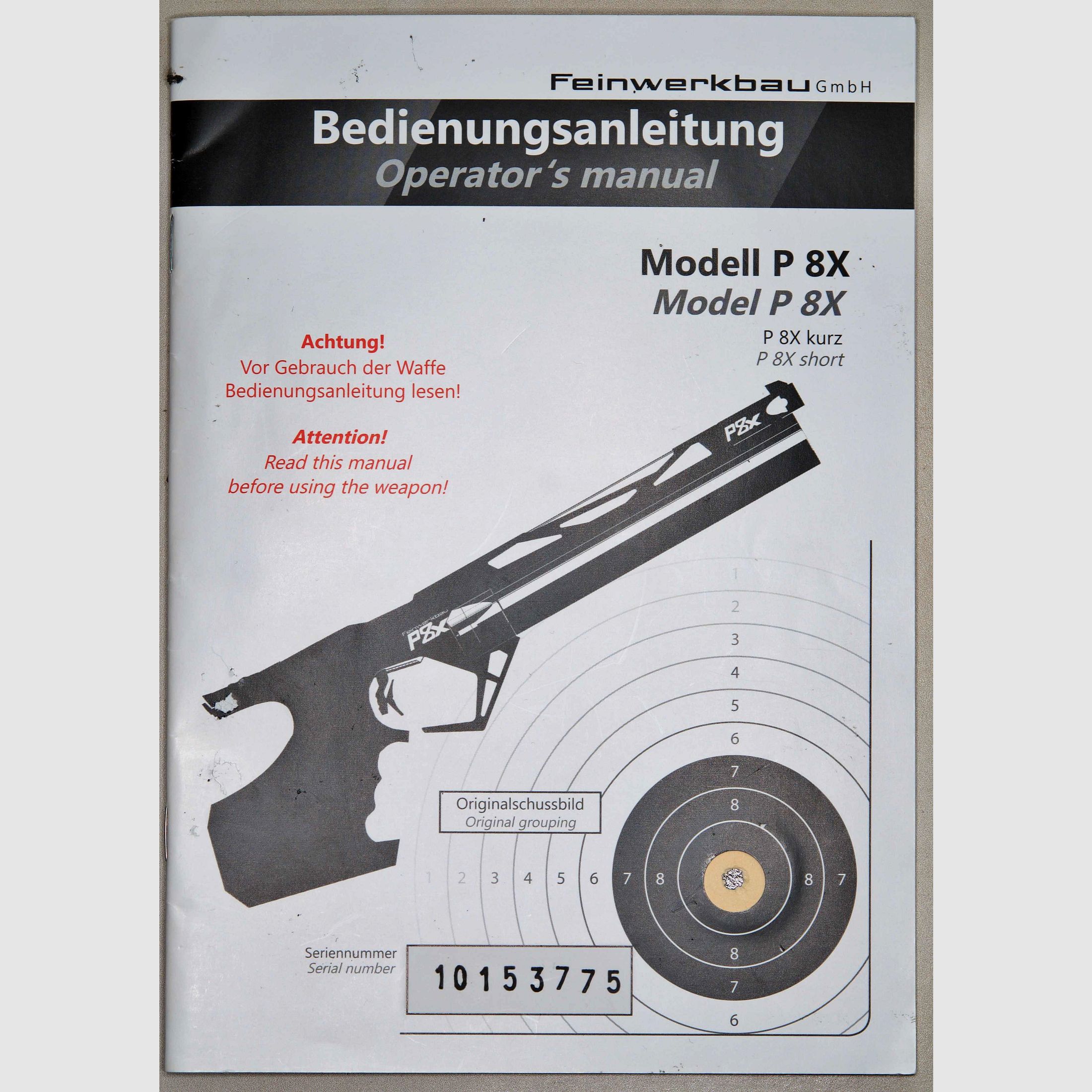 Luftpistole Feinwerkbau P 8X