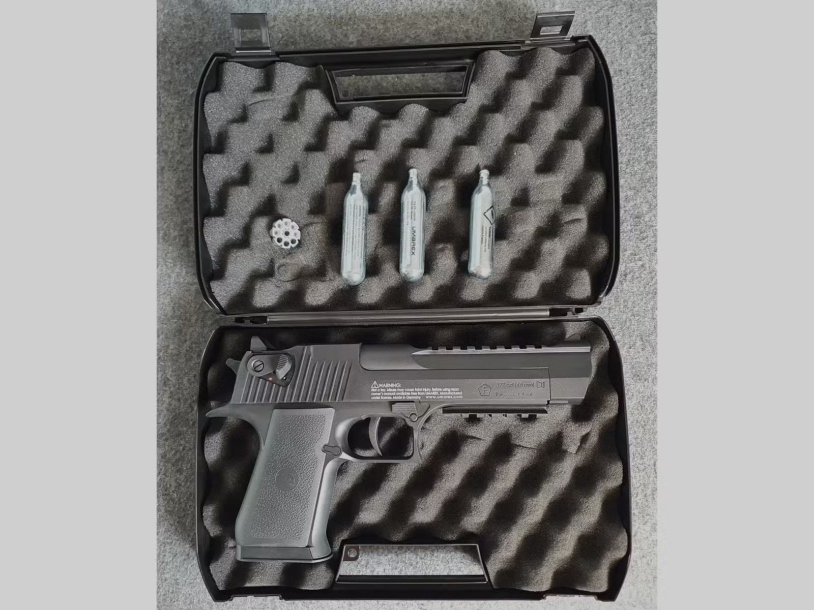 Desert Eagle Umarex Co2 RARITÄT 4.5 mm Diabolo Trommelmagazin
