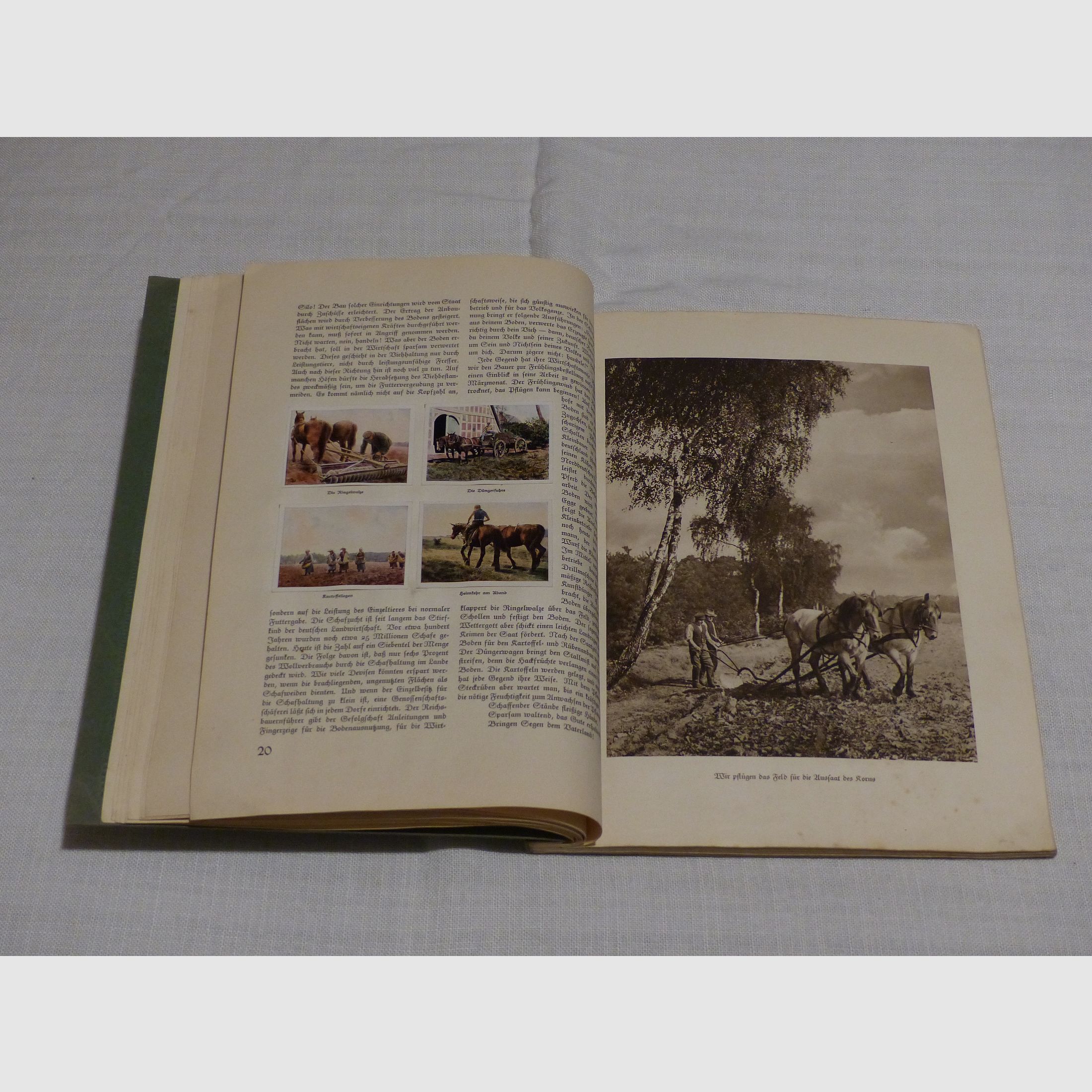 Album di adesivi completo Auf deutscher Scholle 1935