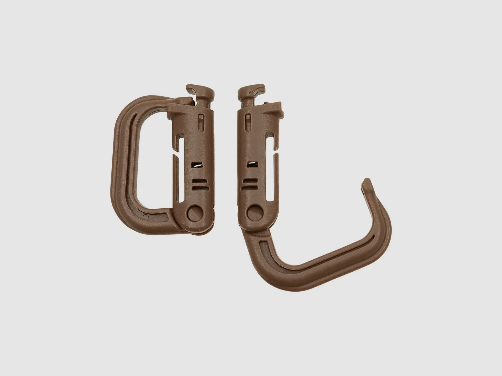 MFH MFH Karabiner Plastik Molle 2er Pack coyote tan