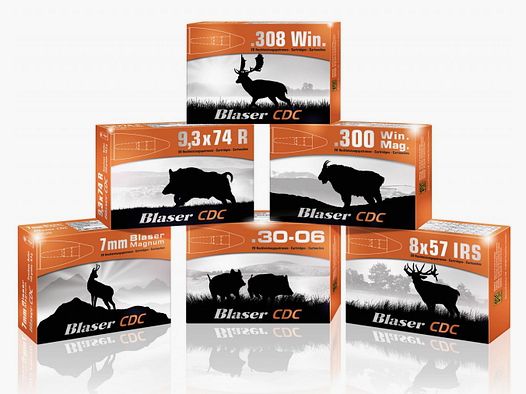 Blaser munitie CDC - veel kalibers - 20 stuks.
