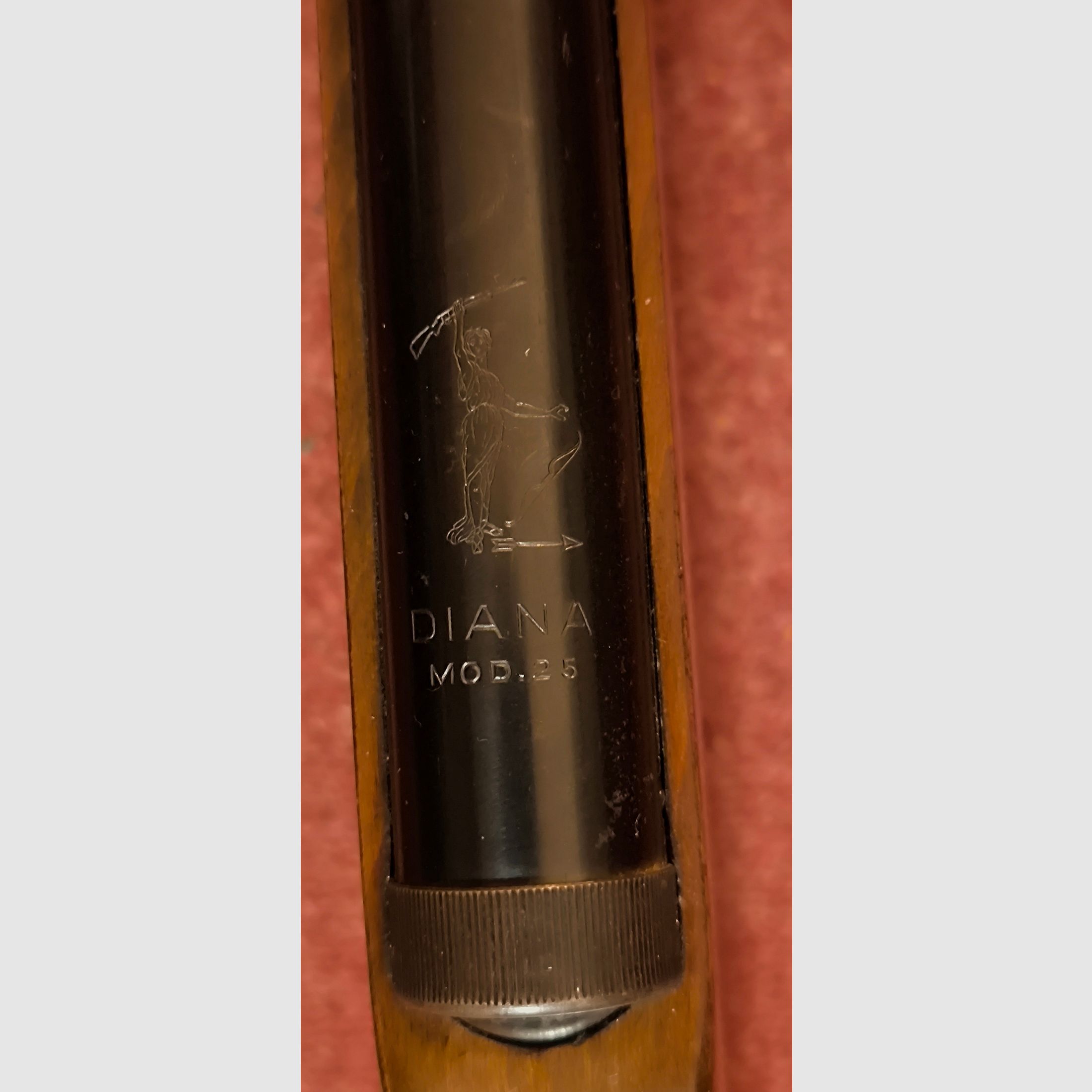 Attention collectors!! Diana 25, year of manufacture 1956, without F-mark, made in West Germany in caliber 4.5mm, in top condition!! Used, but like new!!