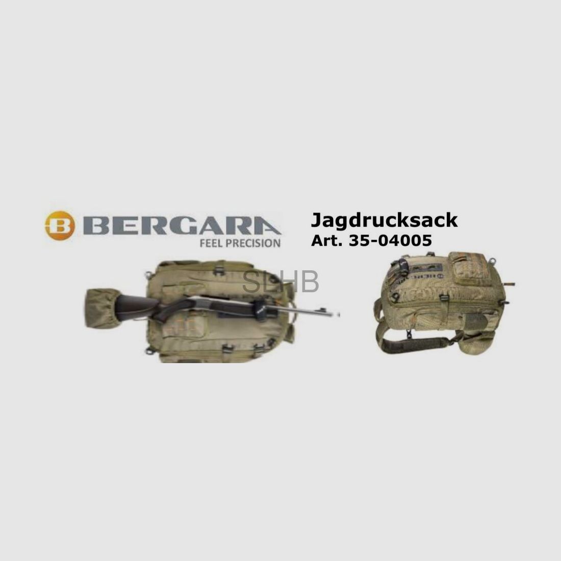 BERGARA Jagdrucksack mit Waffenhalerung