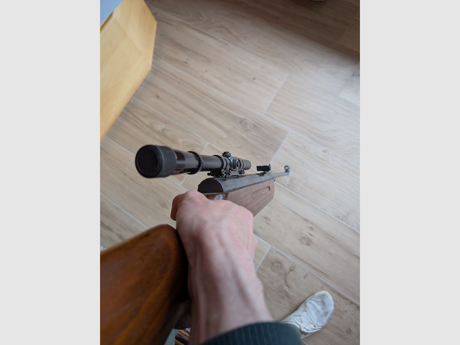 Luftgewehr - Weihrauch HW 35, Kaliber 4.5 - Erbstück, guter Zustand 