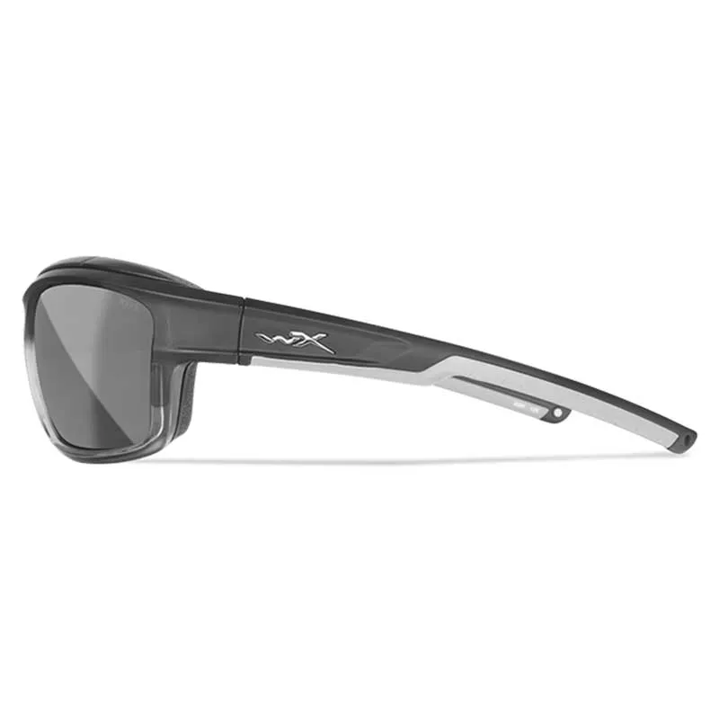Wiley X OZONE veiligheidsbril Grey Silver Flash Matte Charcoal to Grey Fade Frame - CCOZN06, afbeelding 4 van 5