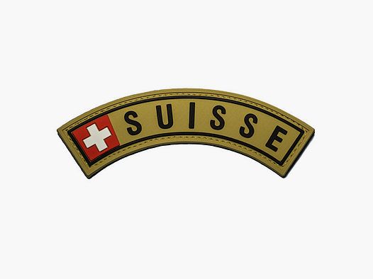 Klettabzeichen SUISSE Armee-Nationalitätenabzeichen PVC