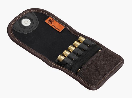 RWS ETUIS EN CUIR MARRON POUR 5 CARTOUCHES TAILLE S