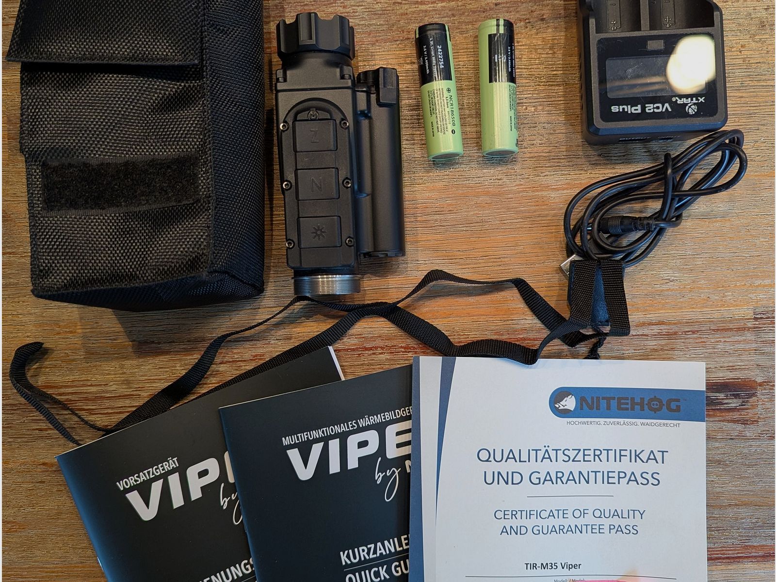 Nitehog Viper 35 Gen1 (TIR-M35S) – Zubehör + OVP