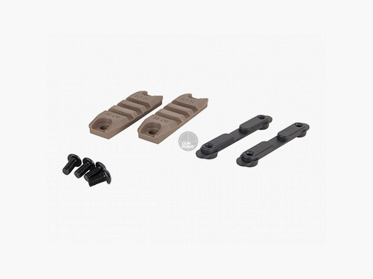 ARES Amoeba M4 Handguard Rail donker aarde