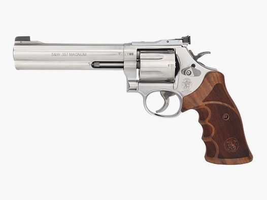 S&W 686 Target Champion Deluxe Revolver shiny .357 Mag