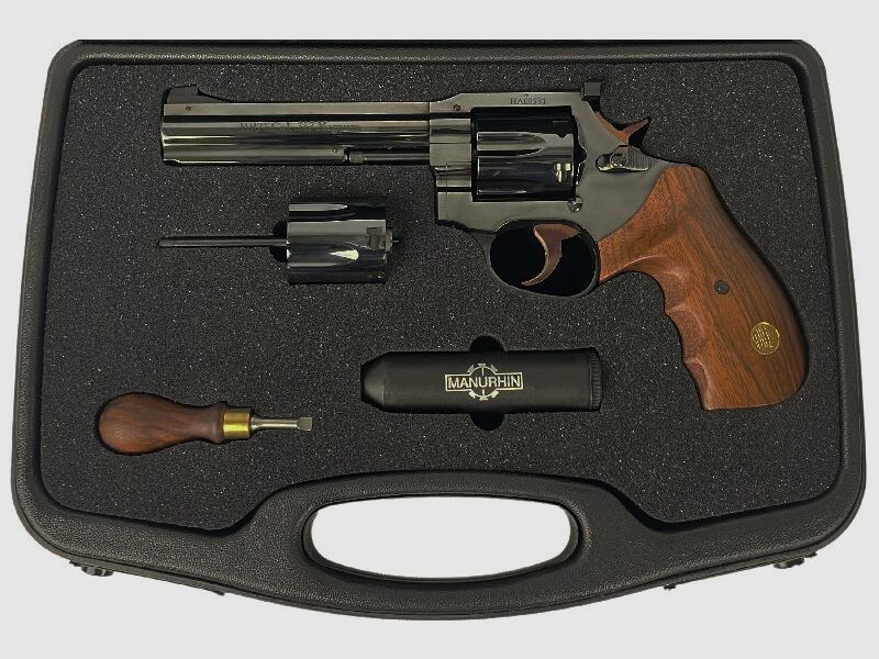 Revolver MANURHIN MR73 5″1/4 Kal.357 Mag (Zusätzliches Magazin 9×19), Bild 1 von 4