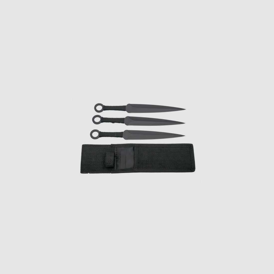Set of 3 black throwing kunais of 23 cm, image 1 of 2