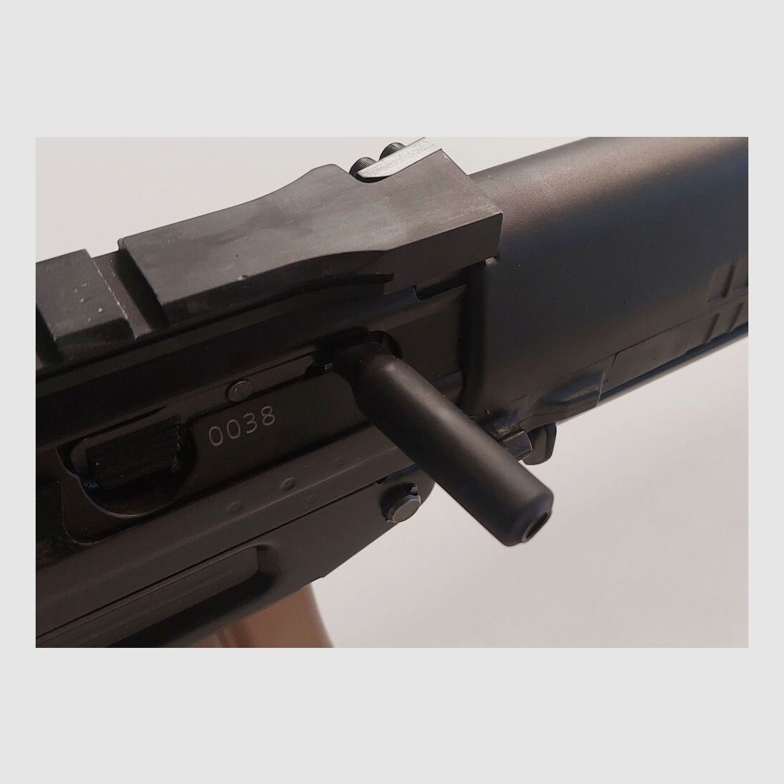 SIG long loading handle angled, tension lever, sniper version for SIG Stgw90/PE90