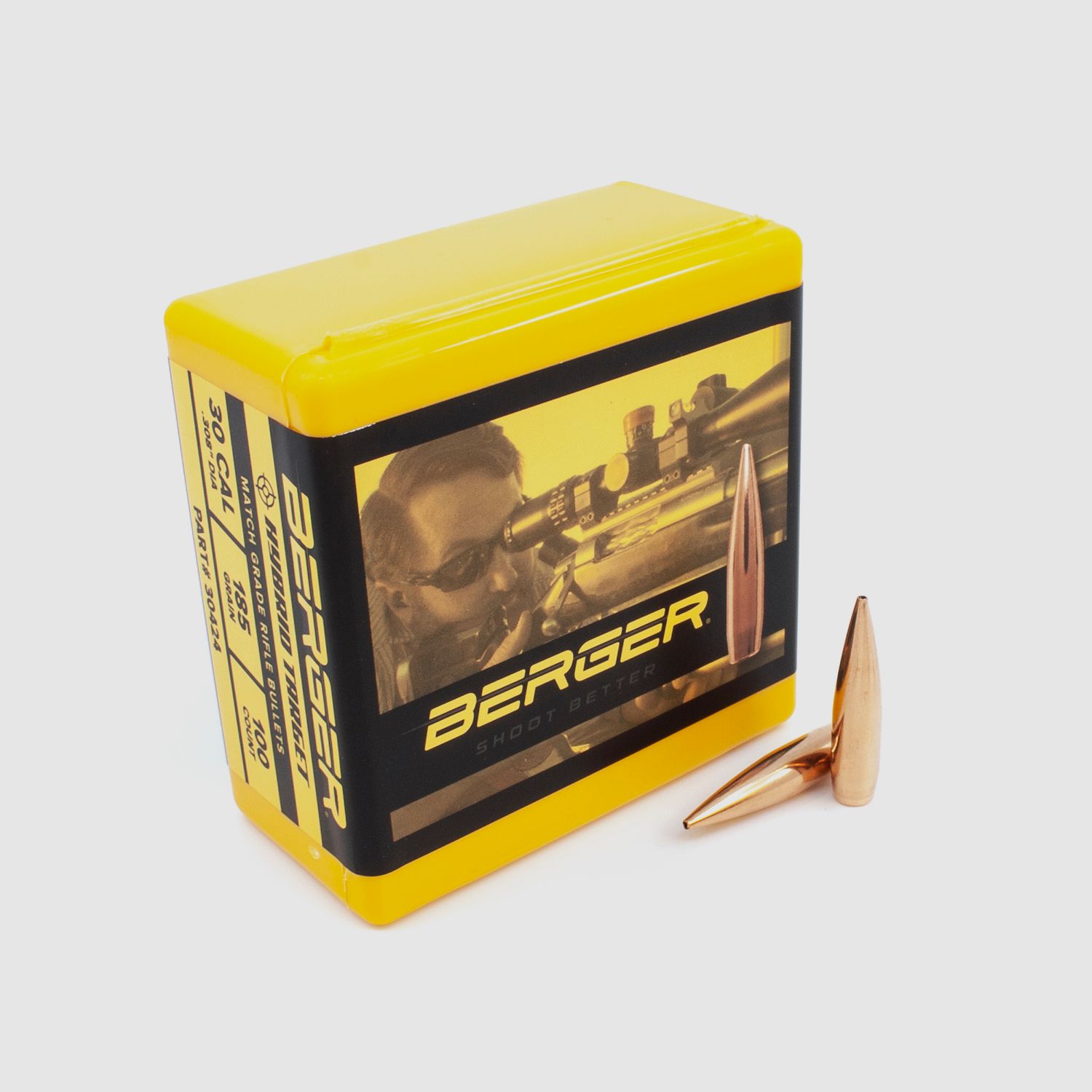 Proiettile Berger .30 Hybrid Target 185GR 100 Pezzi