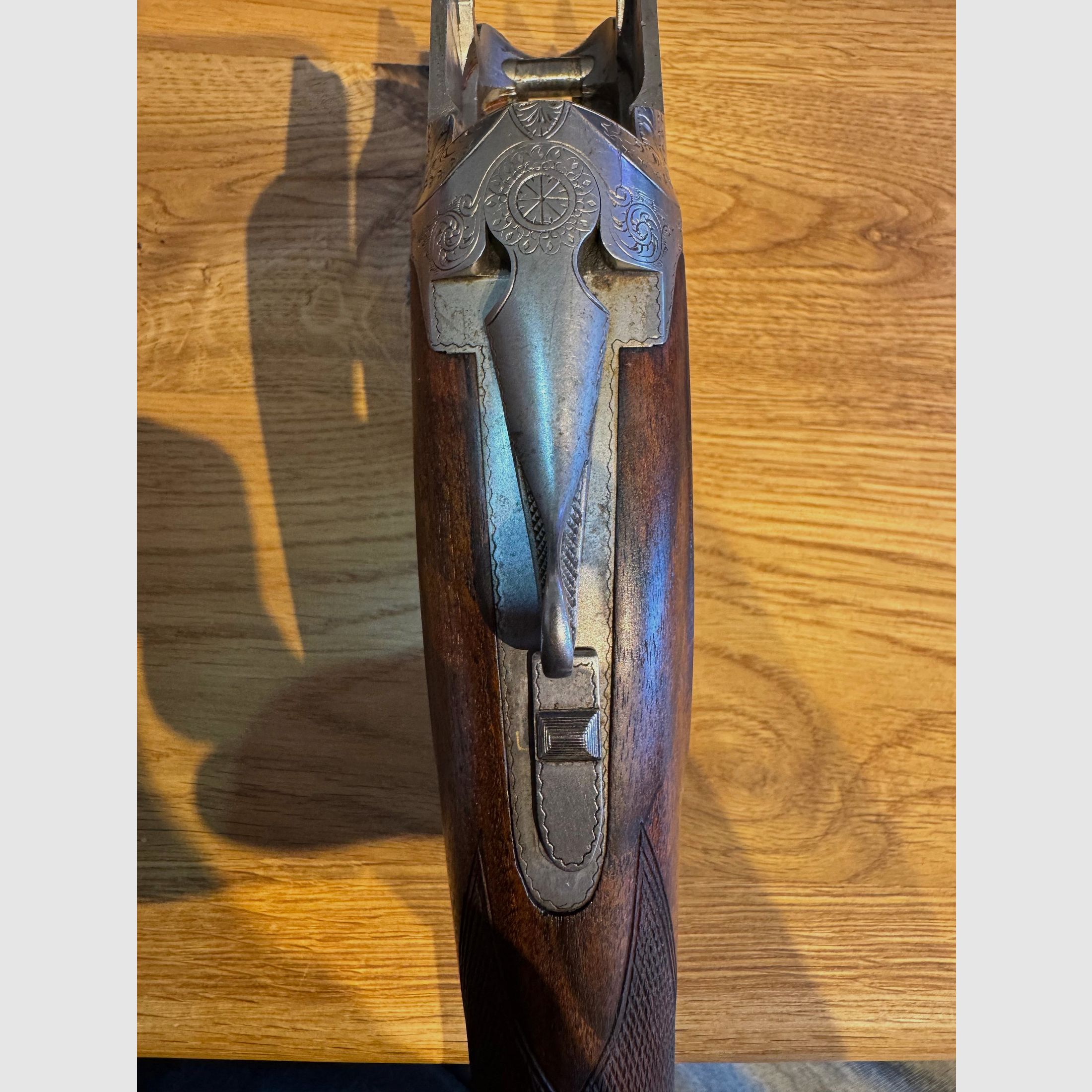 FN Browning B25 "Game Gun" B2G – Handgravur, Kal. 12/70 Bockdoppelflinte