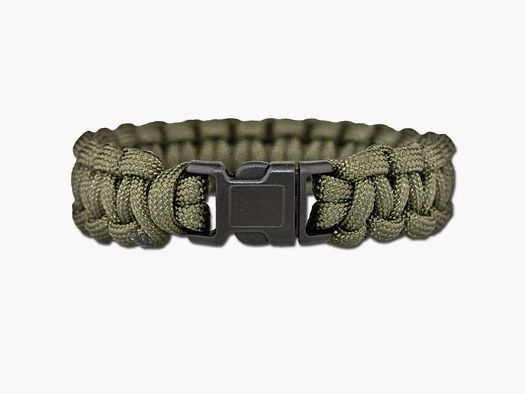 Mil-Tec Mil-Tec Survival Fallschirmleinen-Armband - Oliv / S