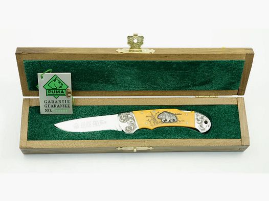 (Rarities) Custom, American Wildlife 1st edition, SN 62/300, warranty card, silver inlay, 1989