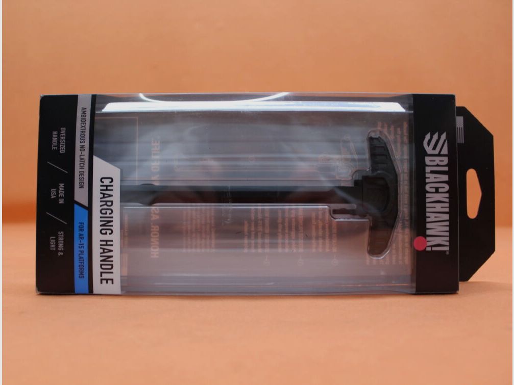Blackhawk AR-15: Charging Handle Assembly Blackhawk Ambidextrous No Latch (71CH00BK)/ ambidextrous