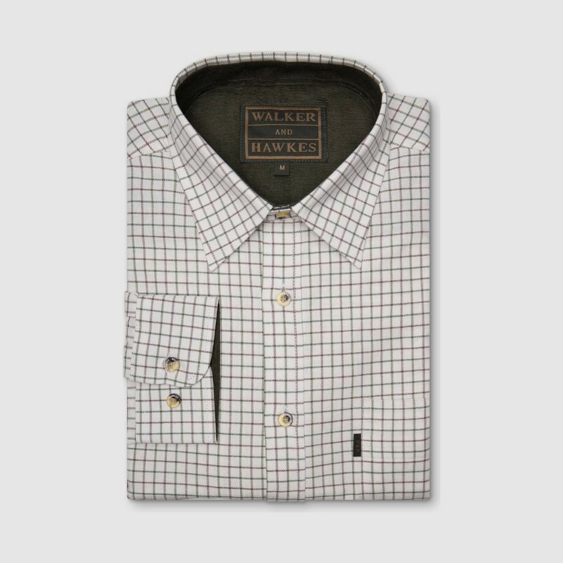 Walker and Hawkes Camicia Country Brocton 100% Cotone da Uomo, immagine 4 di 4