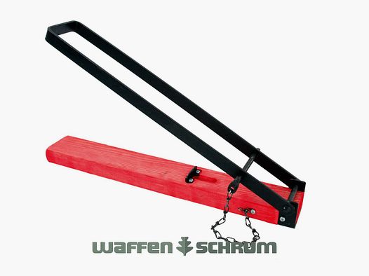 Fallenbau Weißer Spannhebel für Eiabzugseisen / Schwanenhals