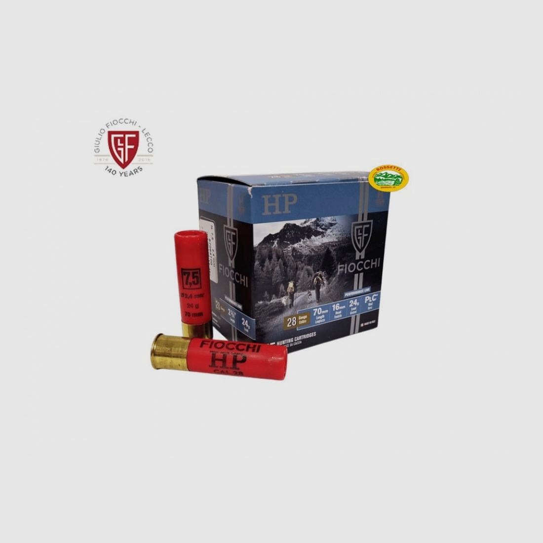 FIOCCHI Patronen Kal.28 HP gr.24 pb.10