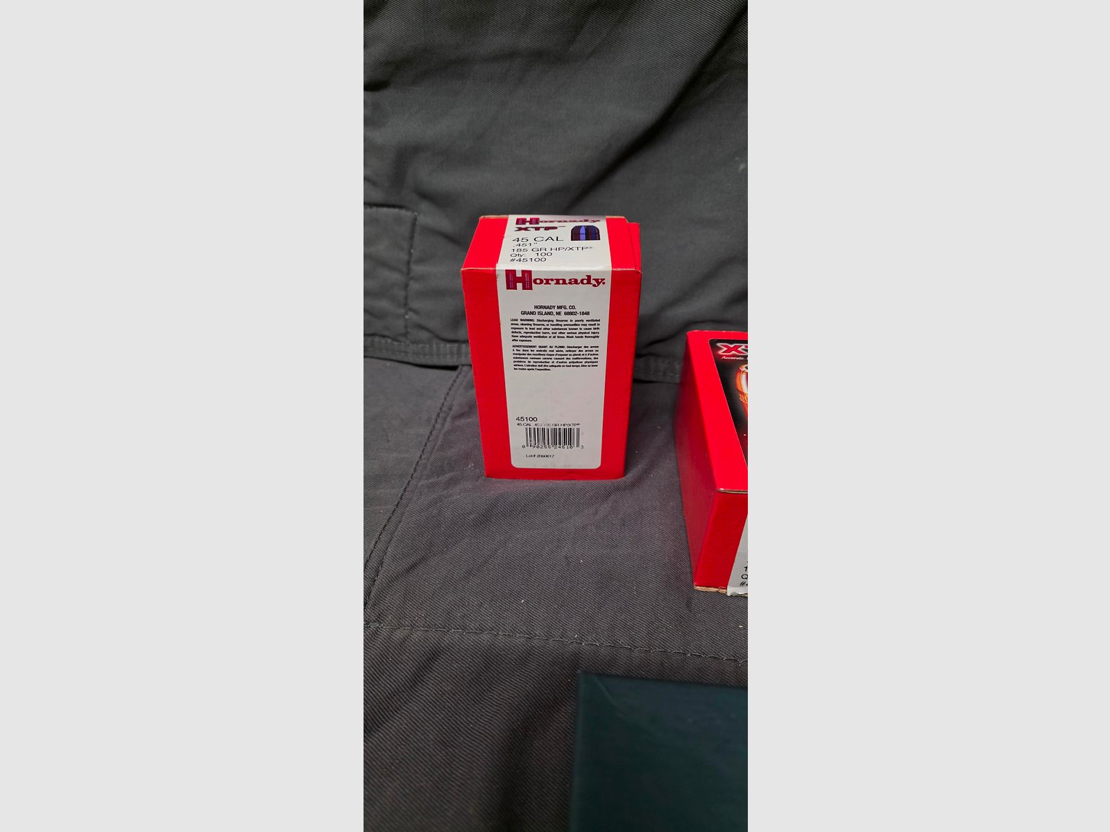 380 pièces de projectiles .45 ACP Hornady XTP + H&N Sport détaillant & Natermann