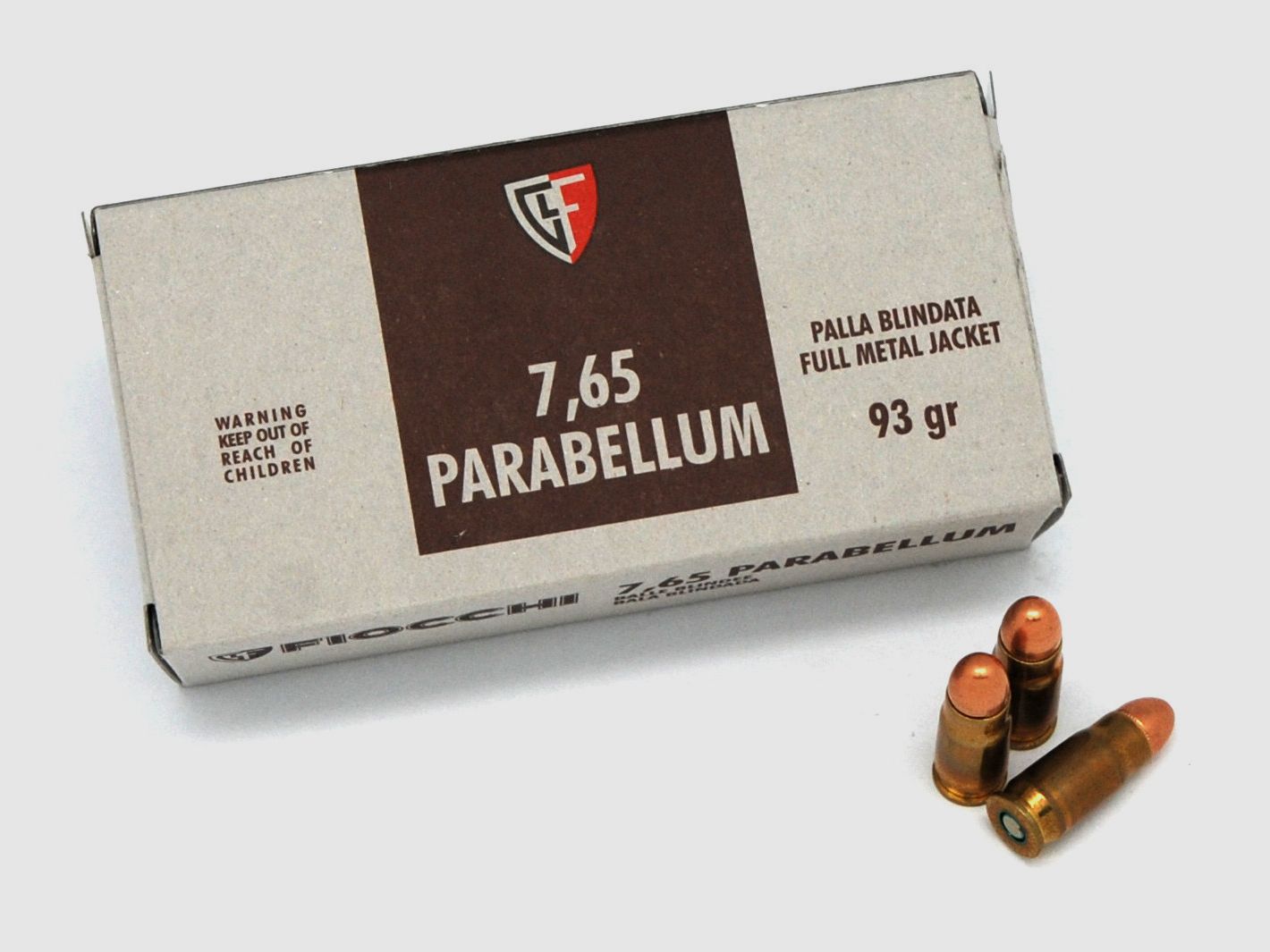 7,65 Para FIOCCHI FMJ 93 gr