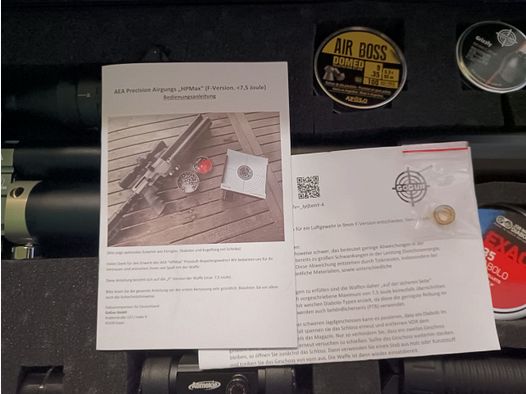 AEA HP Max Luftgewehr-Karabiner Kaliber 9mm F-Version - Neuwertig