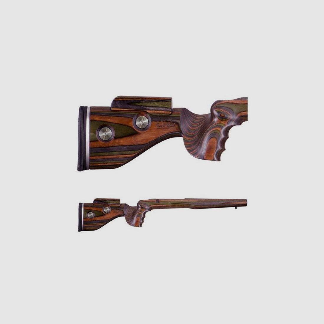 GRS RIFLESTOCKS SAVAGE 12 SA GRS HUNTER STOCK GREEN MOUNTAINS CAMO