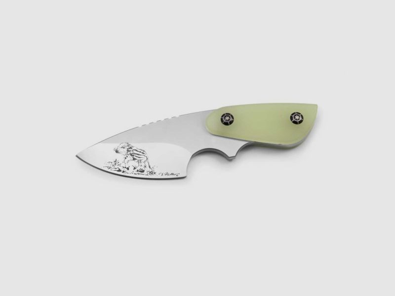 PUMA IP wild boar frischling, acryl fluoreszierend, Neck-Knife