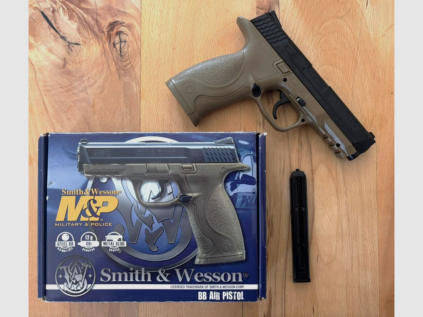 S&W M+P in 4,5 mm BB Co 2 Blechdosenkiller  !!!!