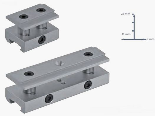 Centra Block Club FWB 10-22mm Podwyższenia linii celowniczej
