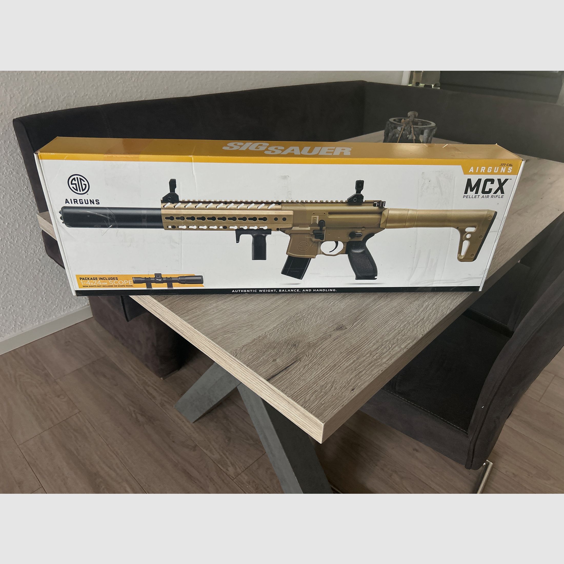 MCX Sig Sauer Cal 4,5 mm Diabolo CO2 carabine à air