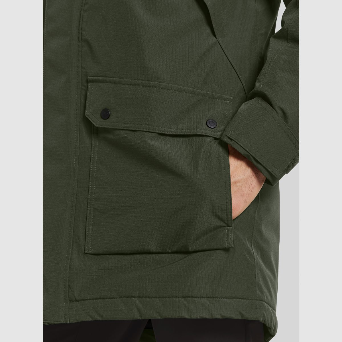 DIDRIKSONS Rick Parka Głęboka Zieleń