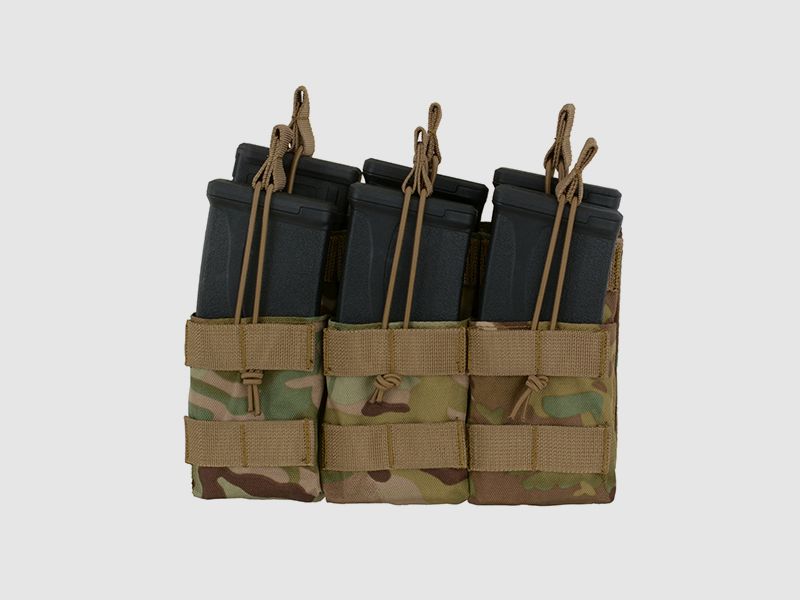Triple Stacker M4/M16/AR-15 Mag Pouch - MULTICAMO [8FIELDS]