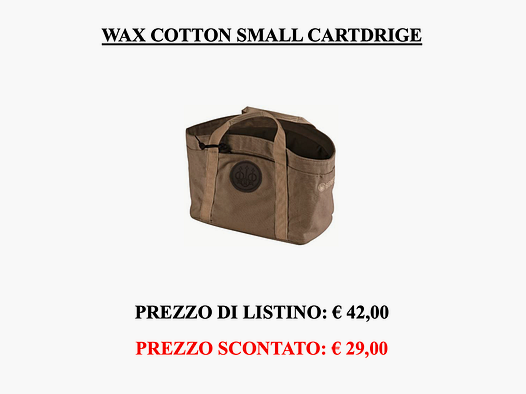 Beretta – WAX COTTON SMALL PATROONZAK