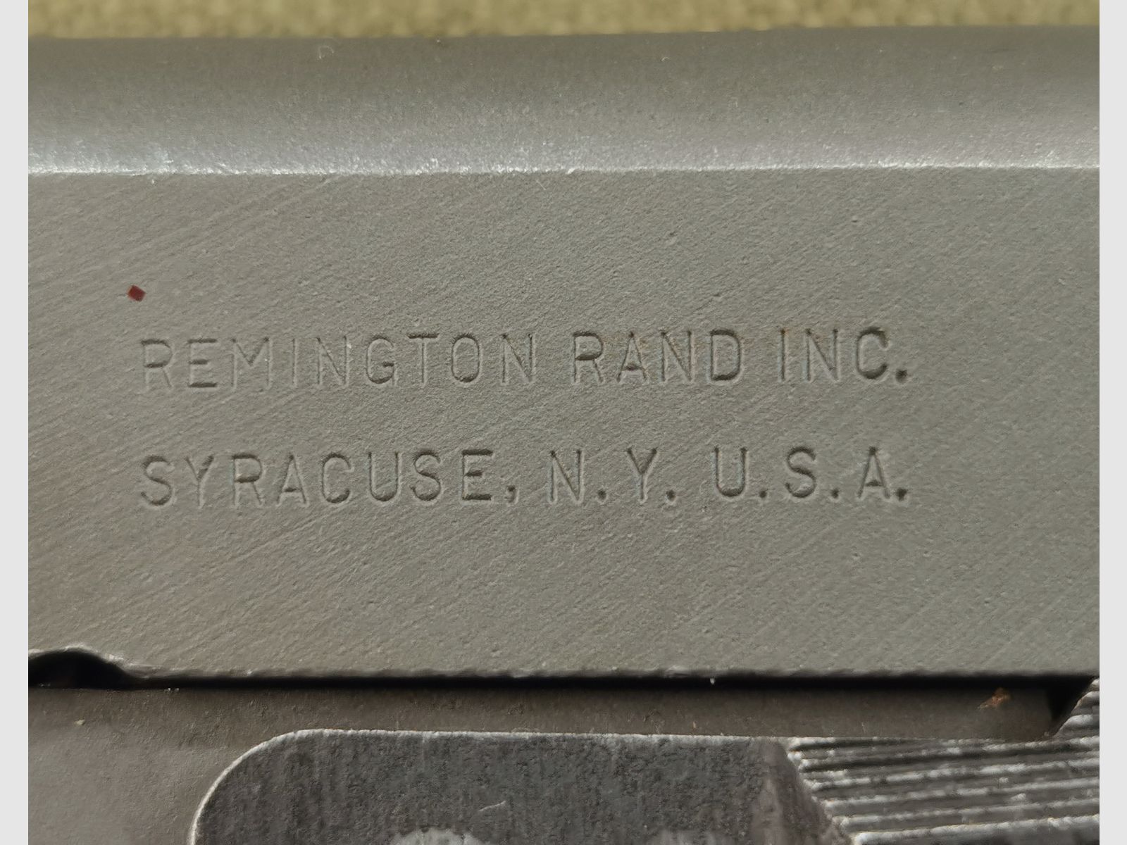 1911 A1 Remington Property of US Army .45Auto